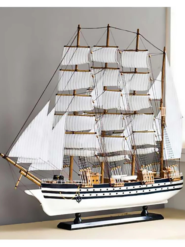 Wood Ship model Ornaments living room Crafts modern home decoration pirate ship wine cabinet office decoration Birthday gifts