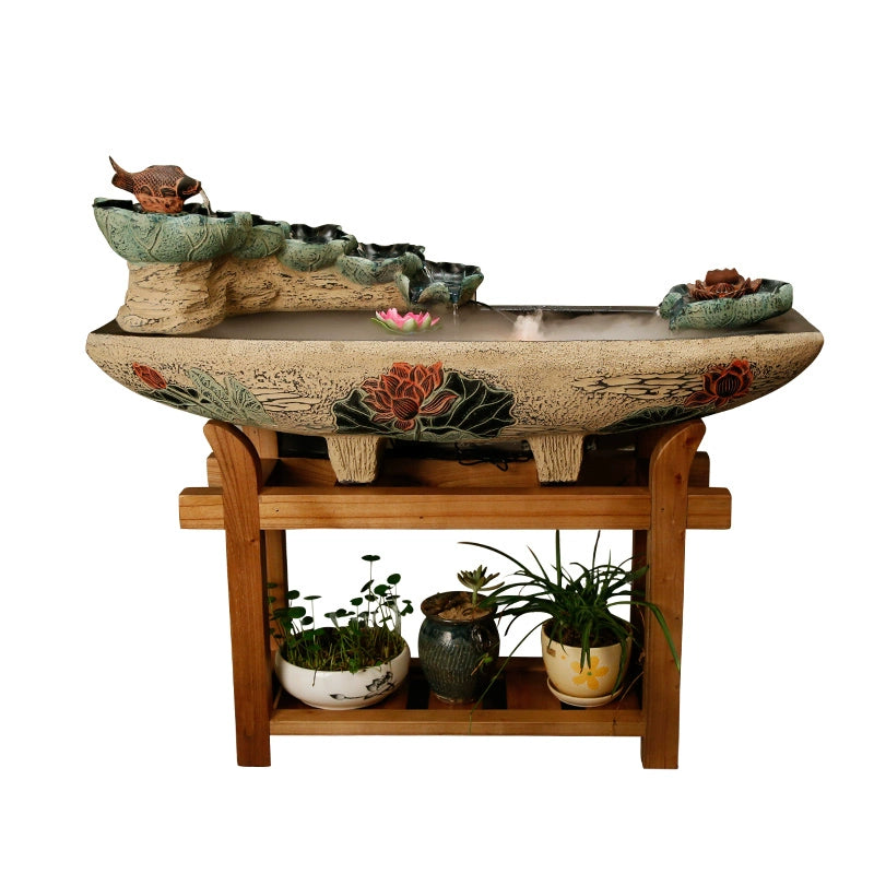 Rockery Flowing Water Ornaments Bring In Wealth and Treasure Living Room Opening Gift